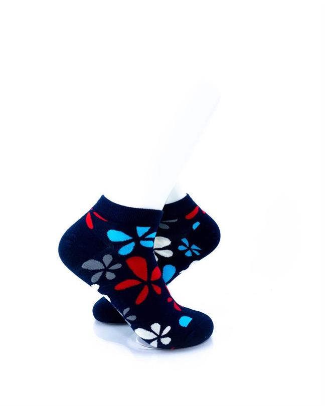 cooldesocks plumeria in colors ankle socks right view image