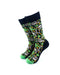 cooldesocks poison cannabis crew socks front view image