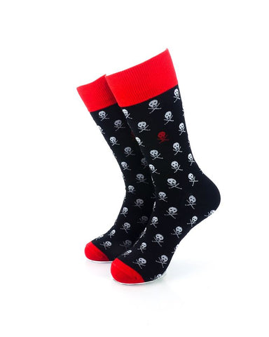 cooldesocks poison hazard crew socks front view image