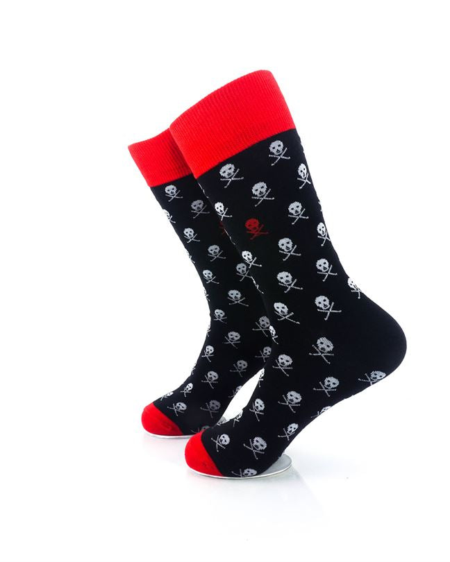 cooldesocks poison hazard crew socks left view image