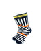 cooldesocks psychedelic bw orange gold crew socks front view image