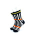 cooldesocks psychedelic bw orange gold quarter socks front view image