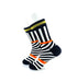 cooldesocks psychedelic bw orange gold quarter socks left view image