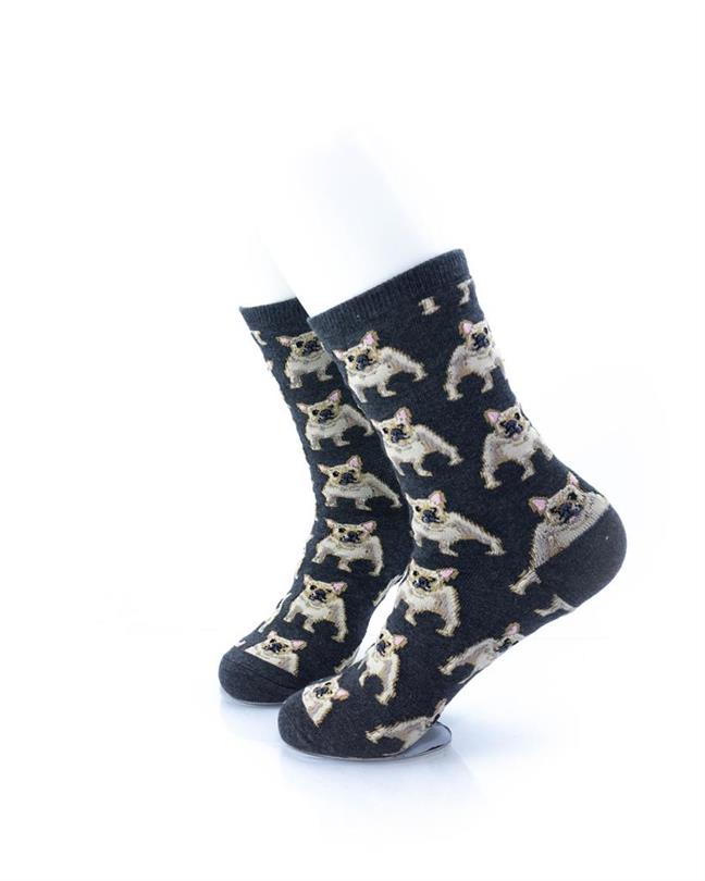 cooldesocks pug black quarter socks left view image