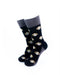 cooldesocks puppy print crew socks front view image