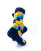 cooldesocks puzzle blue crew socks right view image
