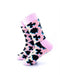 cooldesocks puzzle pieces pink crew socks left view image
