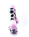 cooldesocks puzzle pieces pink crew socks rear view image
