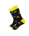 cooldesocks radiation hazard crew socks left view image