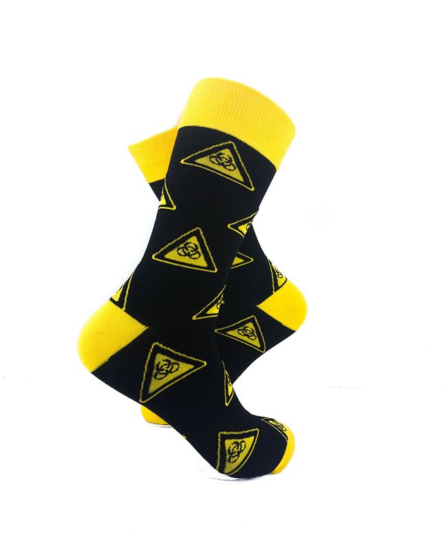 cooldesocks radiation hazard crew socks right view image