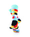 cooldesocks retro bar colorful crew socks rear view image