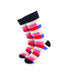 cooldesocks retro bar red crew socks front view image