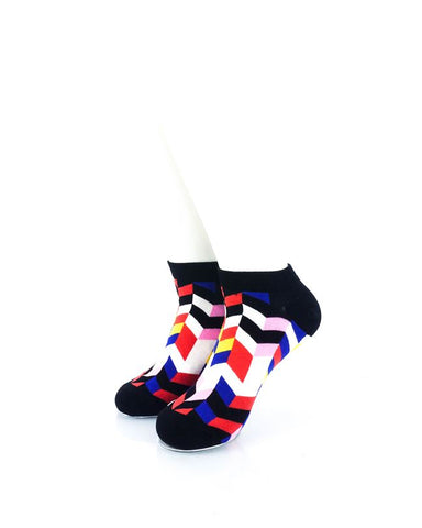 cooldesocks retro disco ankle socks front view image