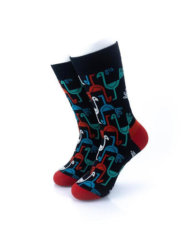 cooldesocks roadrunner crew socks front view image