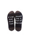 cooldesocks say bring me a cup of coffe crew socks sole view image