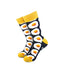 cooldesocks say bring me some eggs crew socks front view image