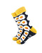 cooldesocks say bring me some eggs crew socks left view image