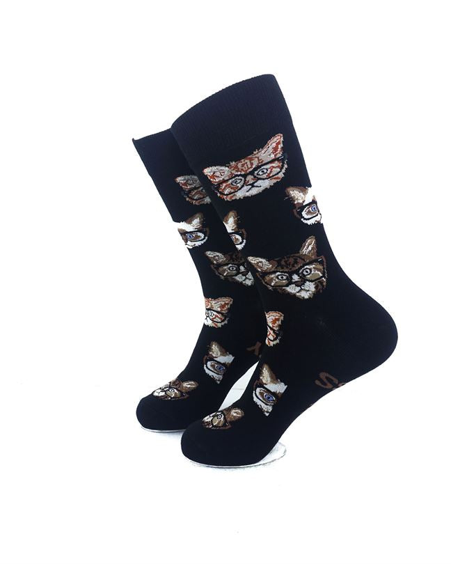 cooldesocks say i_m the boss crew socks left view image