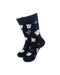 cooldesocks say keep calm play cards crew socks front view image