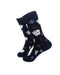 cooldesocks say keep calm play cards crew socks left view image