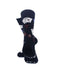 cooldesocks say keep calm play cards crew socks rear view image