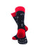 cooldesocks say struggle with math crew socks rear view image
