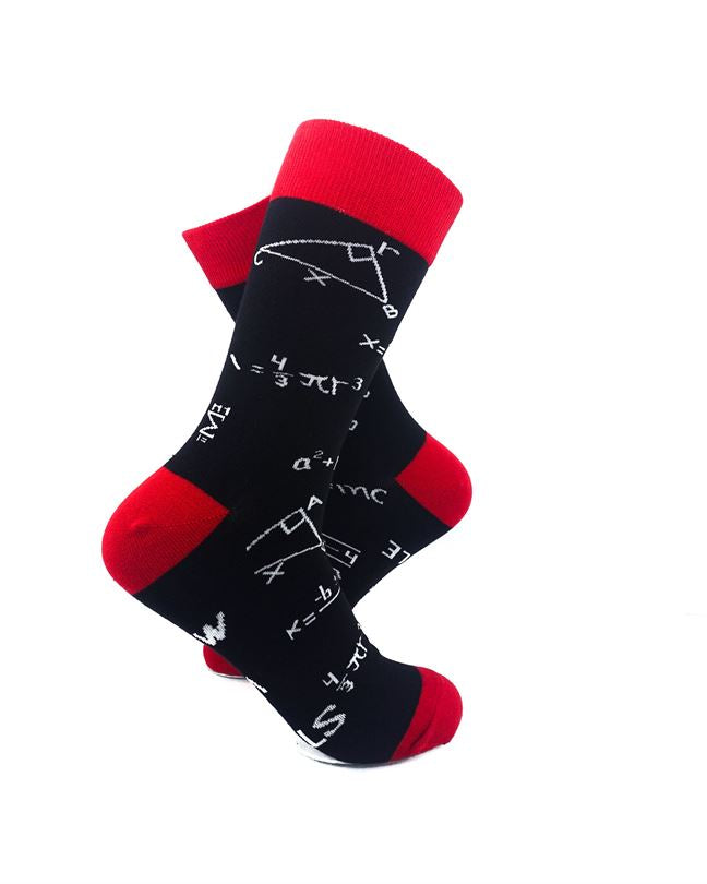cooldesocks say struggle with math crew socks right view image