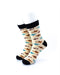 cooldesocks schooling sharks quarter socks front view image