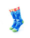 cooldesocks sea coral crew socks front view image