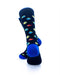 cooldesocks sea fishes small pattern crew socks rear view image