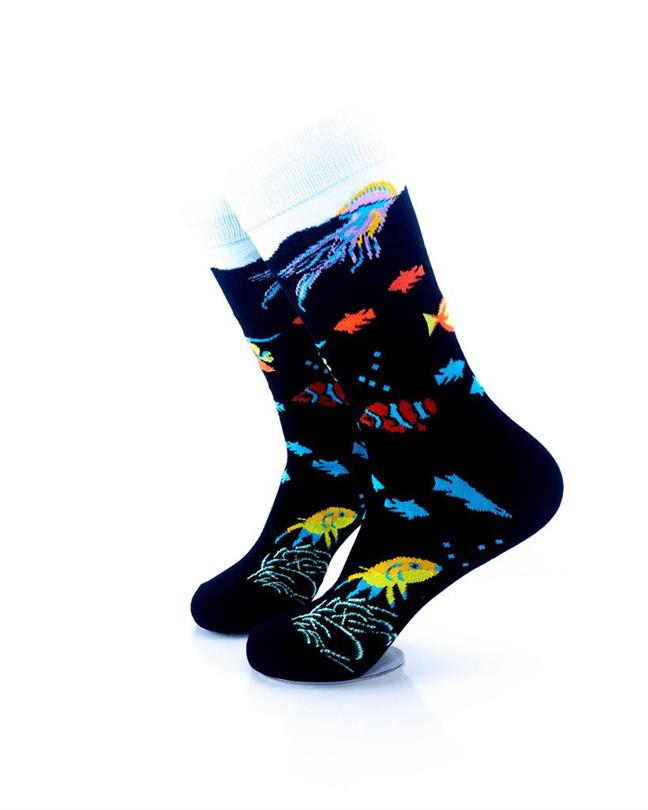cooldesocks sea life crew socks left view image
