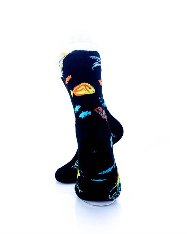 cooldesocks sea life crew socks rear view image