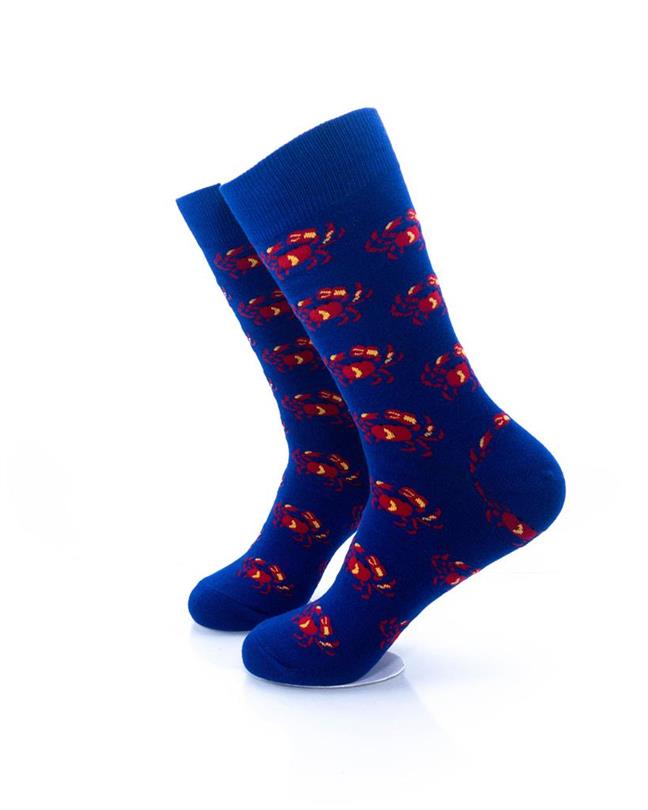 cooldesocks seafood crab crew socks left view image