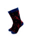 cooldesocks seafood red lobster crew socks front view image