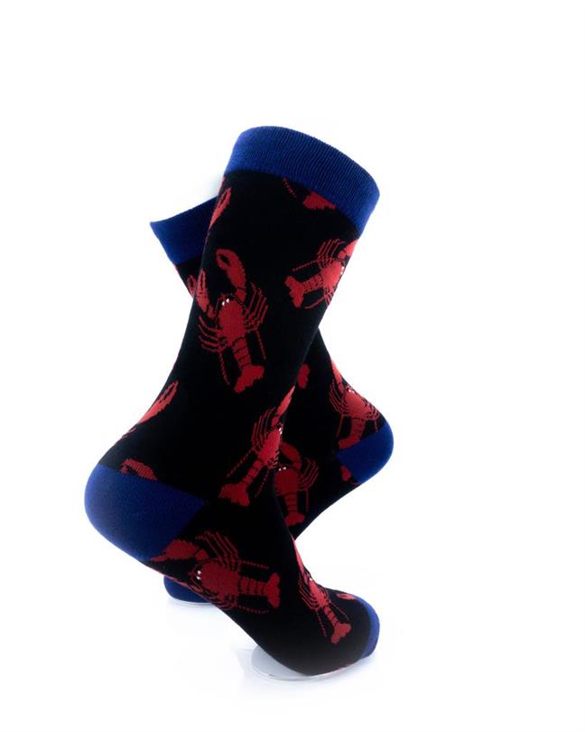 cooldesocks seafood red lobster crew socks right view image