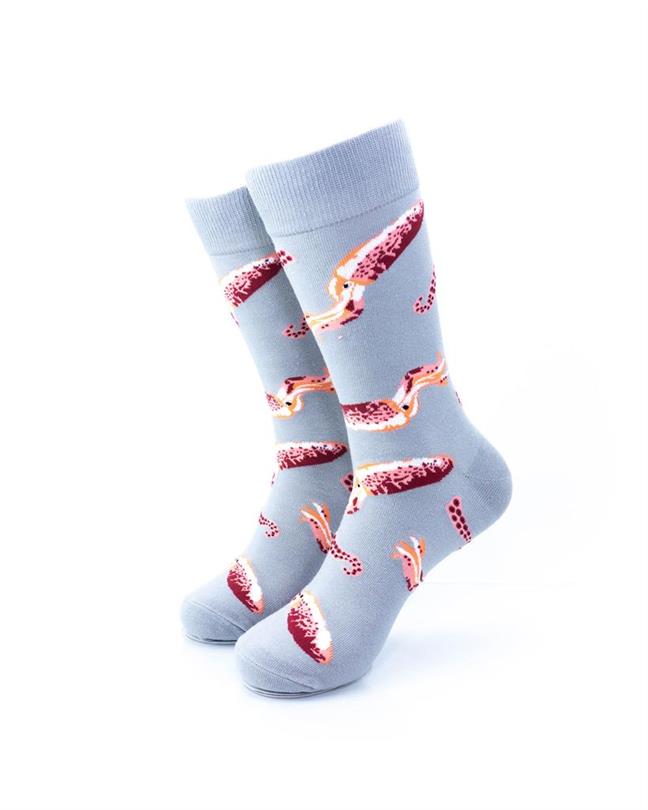 cooldesocks seafood squid crew socks front view image