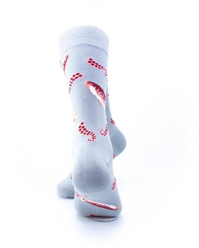 cooldesocks seafood squid crew socks rear view image