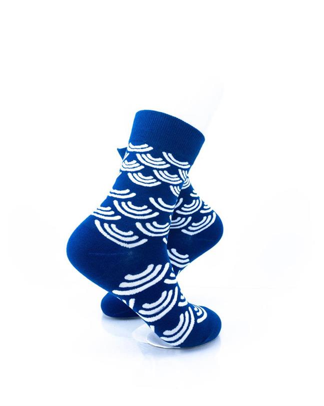 cooldesocks seigaiha quarter socks right view image