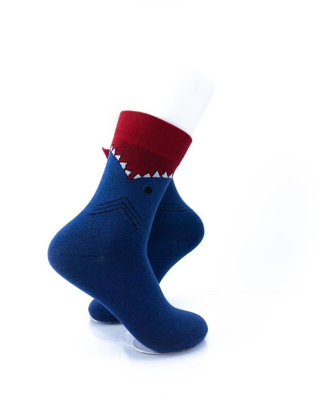 cooldesocks shark bite quarter socks right view image
