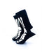 cooldesocks skeleton feet crew socks left view image