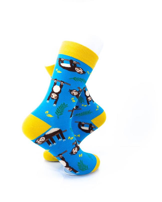 cooldesocks sloths crew socks right view image