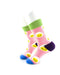 cooldesocks smiley eggs quarter socks left view image