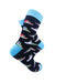 cooldesocks sneakers blue crew socks right view image