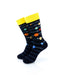 cooldesocks solar system 2 crew socks front view image