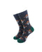 cooldesocks sombrero skulls crew socks front view image