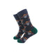 cooldesocks sombrero skulls crew socks left view image