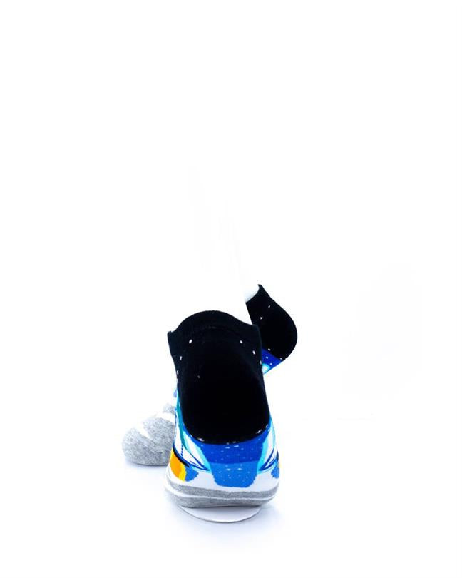 cooldesocks spaceship ankle socks rear view image