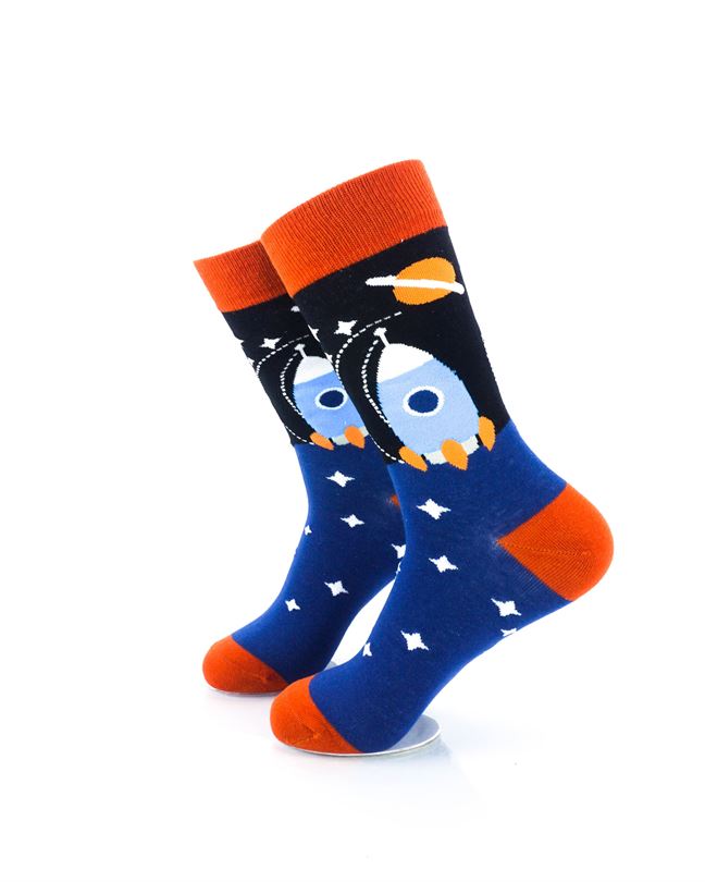 cooldesocks spaceship orbiting crew socks left view image