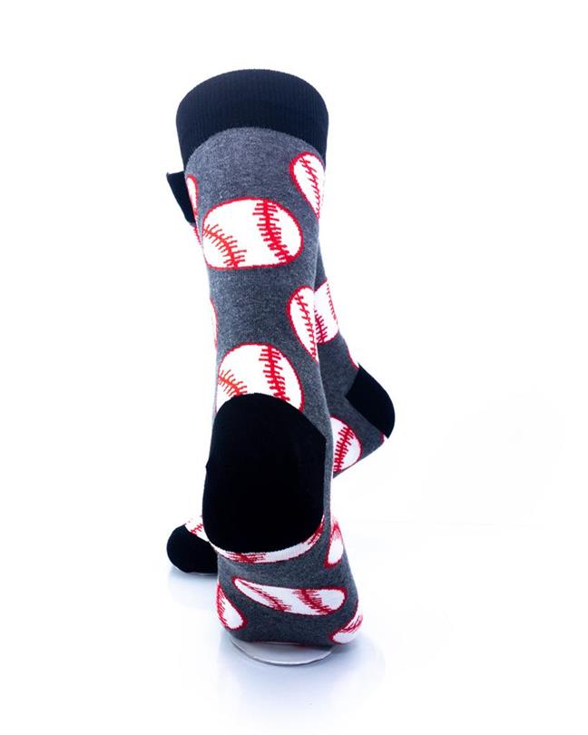 cooldesocks sport baseball crew socks rear view image