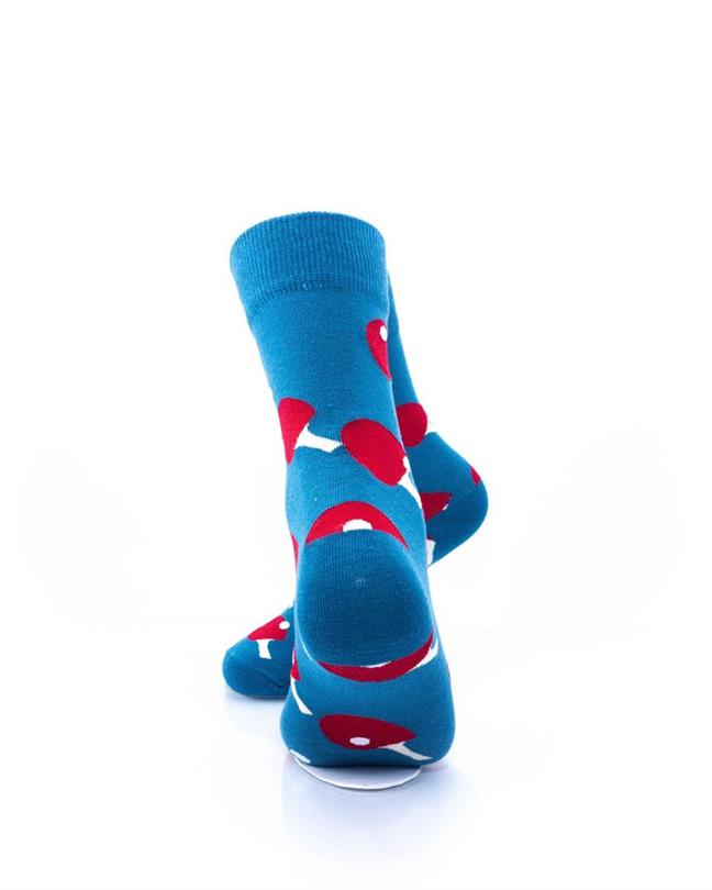 cooldesocks sport table tennis quarter socks rear view image